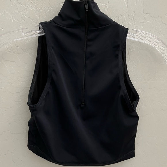 Balera High Neck Crop Top, High Wasted Shorts, and Attachable Skirt - Picture 4 of 6